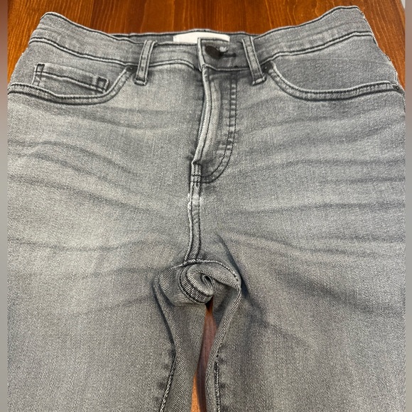 EVERLANE Size 28 Ankle Jeans Authentic Stretch Mid Rise Women Skinny Grey Denim - Picture 2 of 13
